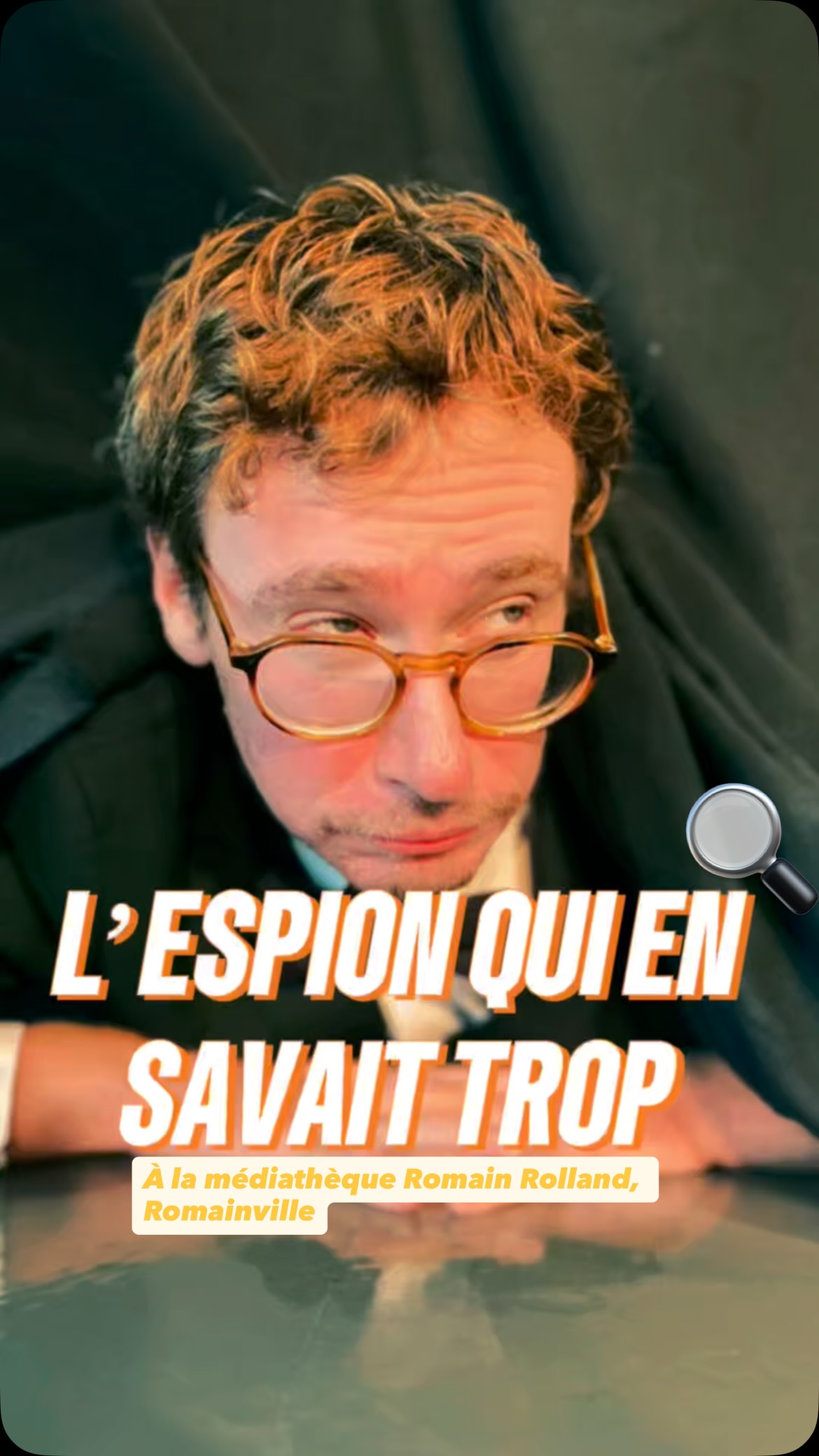 « L’Espion qui en savait trop », une ENQUÊTE IMMERSIVE de la Cie EntreSorts, fut menée par les équipes d’enquêteurs de 6 à 66 ans ce samedi 3 octobre 2026, à la médiathèque Romain Rolland de Romainville. Un franc succès! C’était super! On reconnaît les bibliothécaires mais ils ont des costumes! C’est trop chouette! C’était génial! Les comédiens sont trop rigolos! C’est le deuxième que je fais! Encore! Contactez nous pour faire une enquête sur mesure dans votre lieu! #théâtreinteractif #spectacle #jeunepublic #entresorts #médiathèque